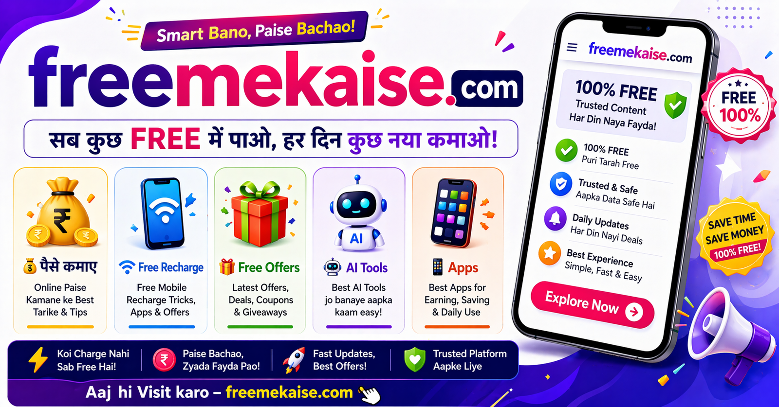 Free Me Kaise Thumbnil