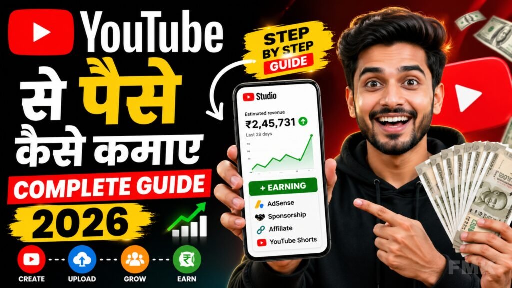 YouTube se Paise Kaise Kamaye