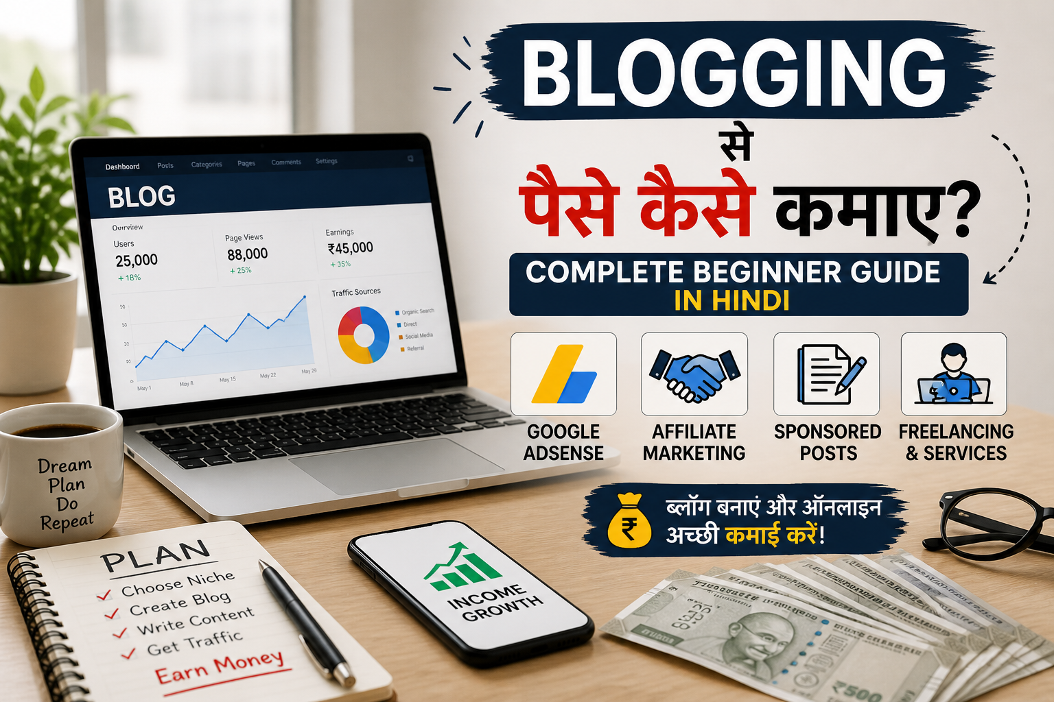 Blogging Se Paise Kaise Kamaye