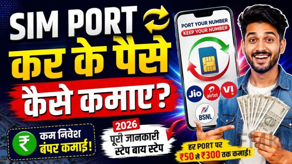 Sim Port Kar Ke Paise Kaise Kamaye