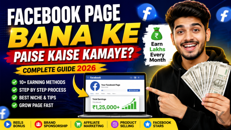 Facebook Page Bana Ke Paise Kaise Kamaye