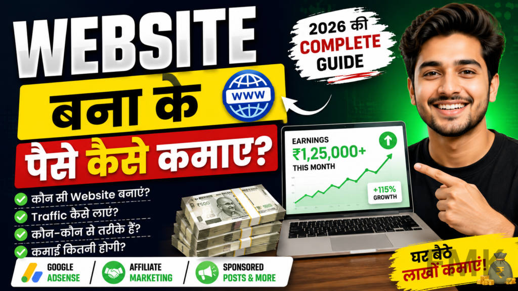 Website Bana Ke Paise Kaise Kamaye
